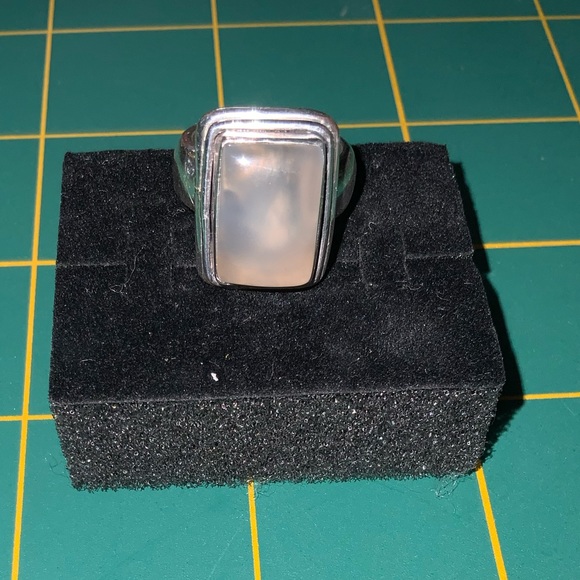 Sterling Silver Moonstone Ring - Picture 6 of 14